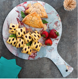 Frostone Round Tuscan Marble Display Paddle - MELAMINE