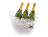 Soiree Acrylic Multi Bottle Bucket & 12 Power Champagne Flutes