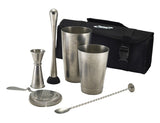 Soiree Vintage Steel Cocktail Kit, 7 Piece