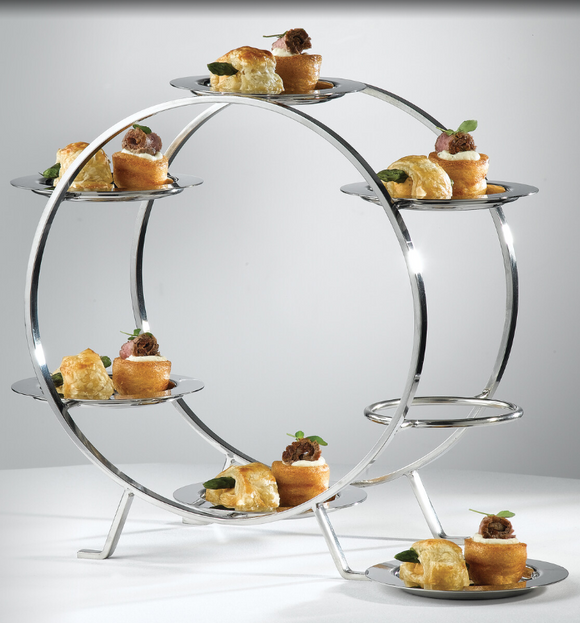 Ferris Wheel Stand with 9 plates (13cm)