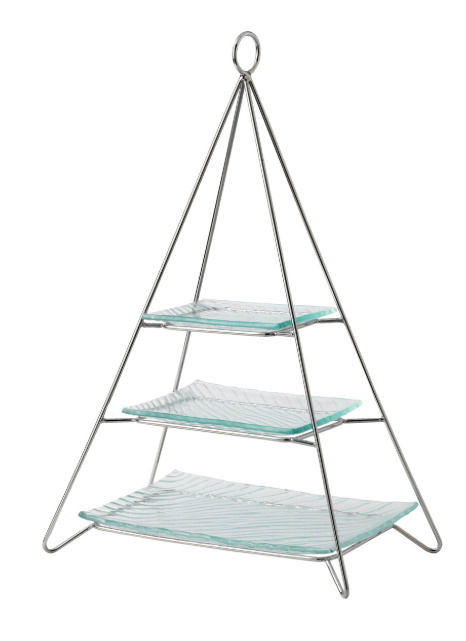 Pyramid Cake Stand with 3 Tiers