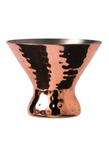 Copper Hammered Sundae 25cl - Set of 2