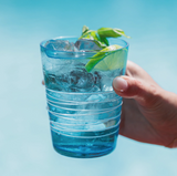Zafferano Filante Tumber 40cl (set of 6) - AQUA BLUE