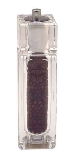 Gem Combi - Salt Shaker & Pepper Mill 17cm - Clear Acrylic