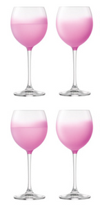 LSA Haze Pink Wine Glasses 330ml, Set of 4 collection