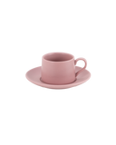 Zafferano Levante Espresso Cup and Saucer (Set of 6) - MIxed Colours