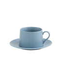 Zafferano Levante Tea Cup and Saucer (Set of 6) - MIxed Colours