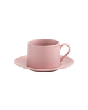 Zafferano Levante Tea Cup and Saucer (Set of 6) - MIxed Colours