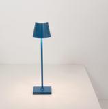 Zafferano Poldina Micro Table Lamp 27.5cm high - CAPRI BLUE