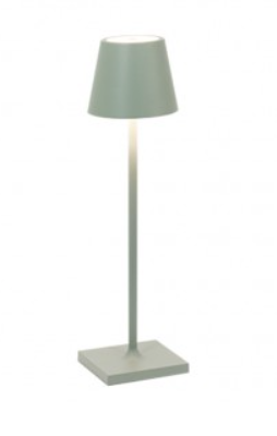 Zafferano Poldina Micro Table Lamp 27.5cm high - SAGE
