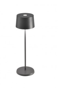 Zafferano Olivia Pro Table Lamp 35cm high - DARK GREY