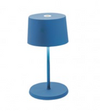 Zafferano Olivia Mini Table Lamp 22cm high - CAPRI BLUE