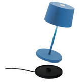 Zafferano Olivia Mini Table Lamp 22cm high - CAPRI BLUE