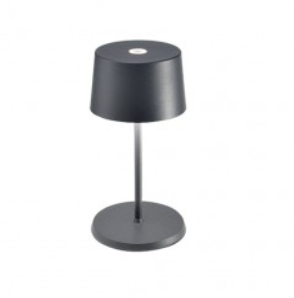 Copy of Zafferano Olivia Mini Table Lamp 22cm high - DARK GREY