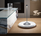 Zafferano Pina Table Lamp 29cm high - DARK GREY