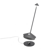 Zafferano Pina Table Lamp 29cm high - DARK GREY