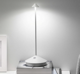 Zafferano Pina Table Lamp 29cm high - WHITE
