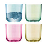 LSA Polka Tumbler 420ml Pastel Assorted, Set of 4