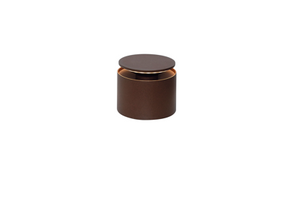 Zafferano Push Up Side Lamp 8.3cm high - RUST