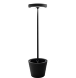 Zafferano Reverso Outdoor Solar Patio Lamp - BLACK