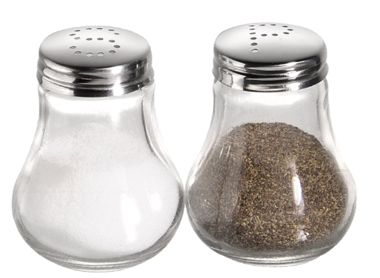 APS Glass Salt & Pepper Shaker Set 6.5cm
