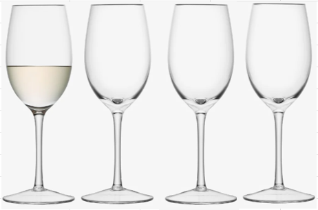 LSA Wine White Wine Glasses 340ml, Set of 4