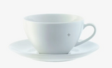 LSA Dine Tea Cup & Saucer 220ml - Set of 4