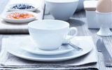 LSA Dine Tea Cup & Saucer 220ml - Set of 4