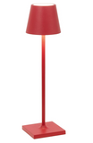 Zafferano Poldina Micro Table Lamp 27.5cm high - RED