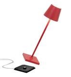 Zafferano Poldina Micro Table Lamp 27.5cm high - RED