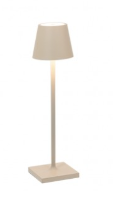 Zafferano Poldina Micro Table Lamp 27.5cm high - SAND