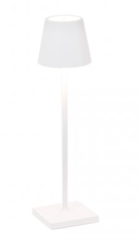 Zafferano Poldina Micro Table Lamp 27.5cm high - WHITE