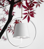 Zafferano Poldina Suspension  Lamp 19.8cm diameter - WHITE