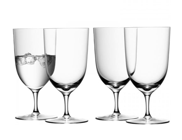 LSA Wine Water Glass 400ml Clear, Set of 4
