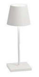 Zafferano Poldina Mini Table Lamp 30cm high - WHITE