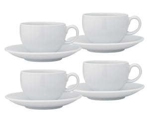 Per Casa Rotondo Tea Cup & Saucer 230ml, Set of 4