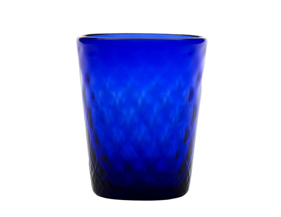 Zafferano Balloton Tumbler Glass Blue 320ml, Set of 6