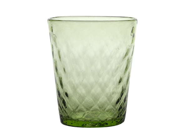 Zafferano Balloton Tumbler Glass Apple Green 320ml, Set of 6
