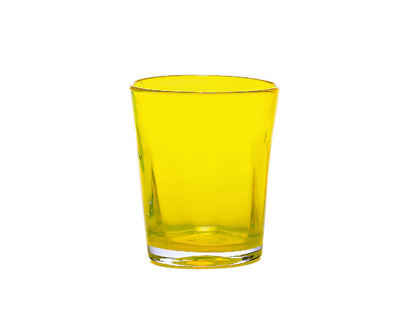 Zafferano Bei Tumbler Glass Yellow 320ml, Set of 6