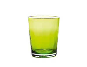 Zafferano Bei Tumbler Glass Apple Green 320ml, Set of 6
