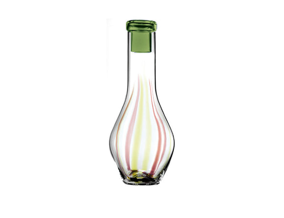 Zafferano Tirache Glass Bottle Green & Amethyst 1.4ltr