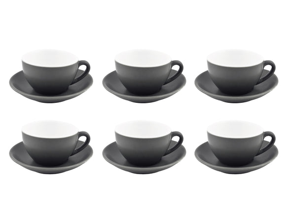 Bevande Cappuccino Cup 20cl, Set of 6, Slate
