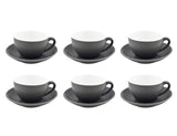 Bevande Cappuccino Cup 20cl, Set of 6, Slate