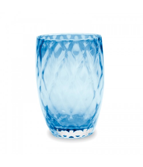 Zafferano Losanghe Tumbler Aqua 38cl, Set of 6