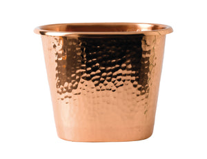 Soiree Hammered Solid Copper Oval Wine Bucket